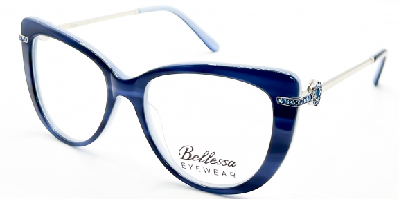 Оправа жіноча пластикова Bellesa 110367 GS04_BL36