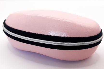 Футляр для окулярів на блискавці light pink