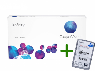 Контактні лінзи Biofinity (Біофініті) 4 лінзи