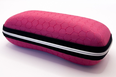 Футляр для окулярів на блискавці pink